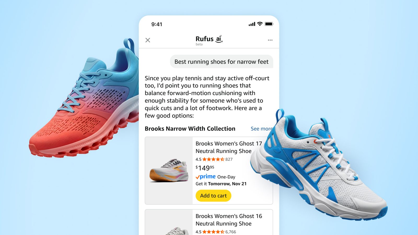 Amazon Rufus screenshot 1