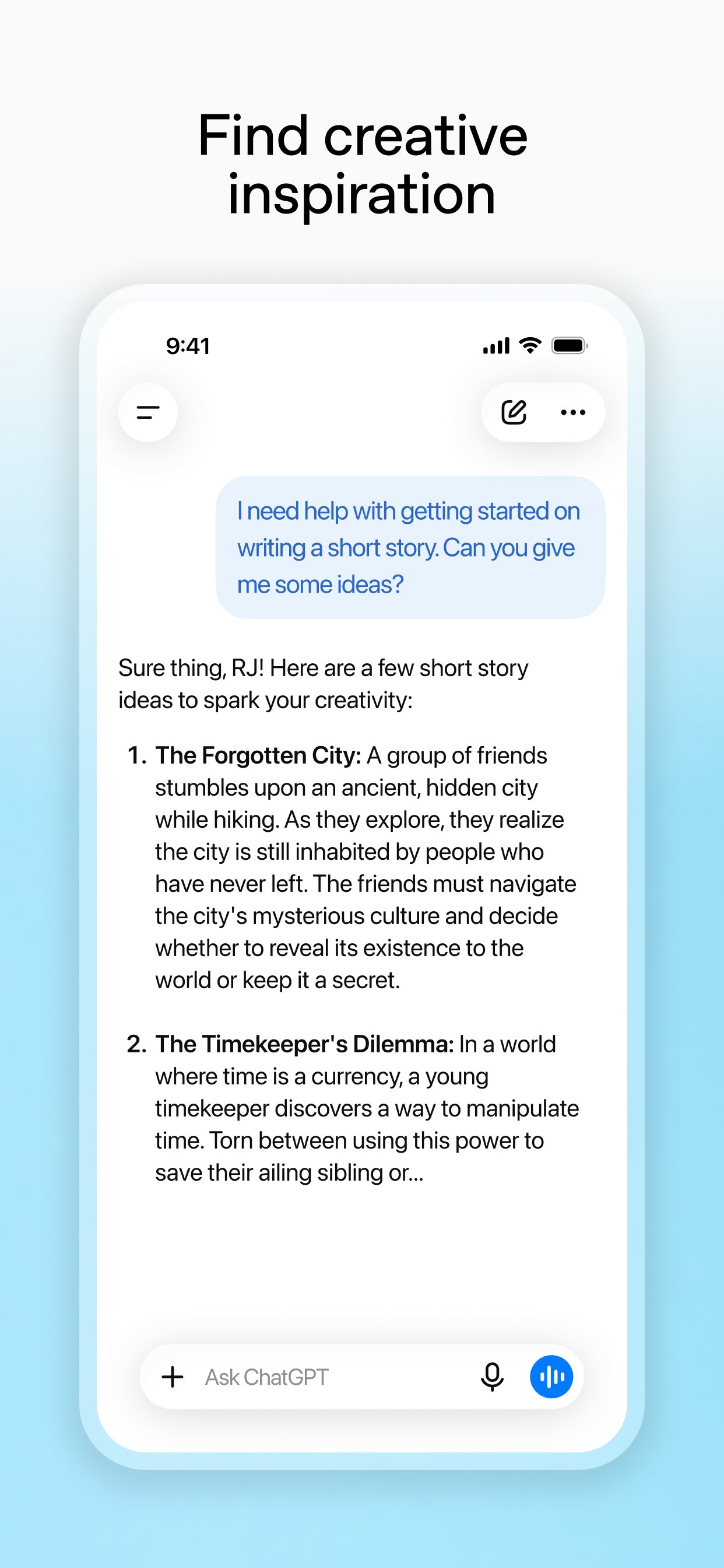 ChatGPT screenshot 6