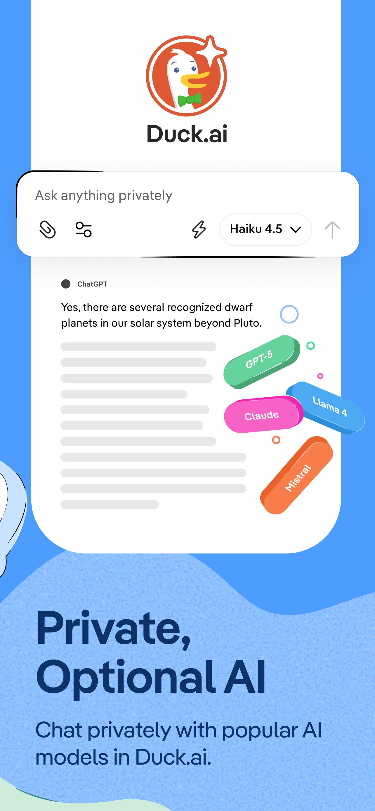 Duck.ai (DuckDuckGo) screenshot 4