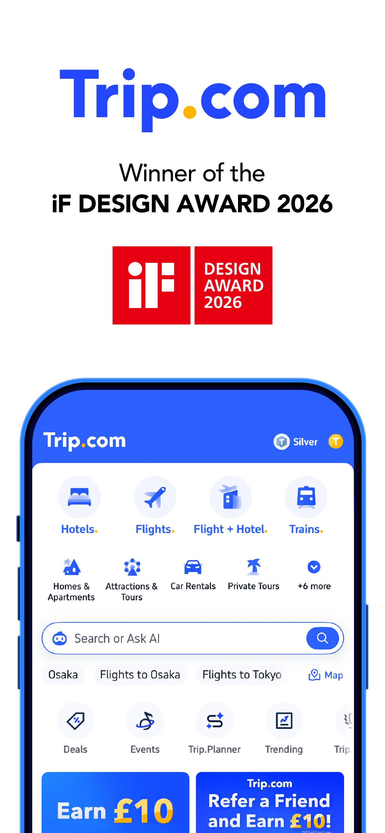 Trip.com (TripGenie and Trip.Planner) screenshot 1